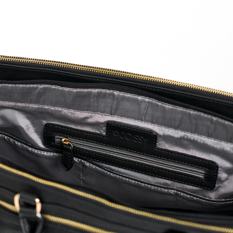 joissy-torba-do-wozka-carla-black-czarna-6-kieszeń-na-dokumenty