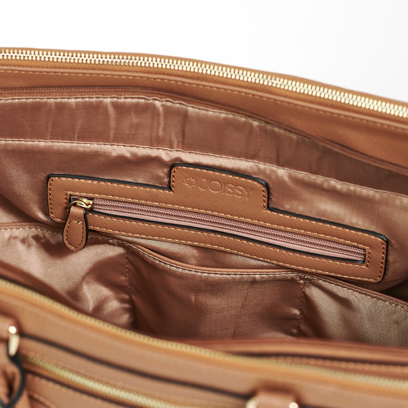 joissy-torba-do-wozka-carla-camel-brazowa-6-kieszeń-na-dokumenty