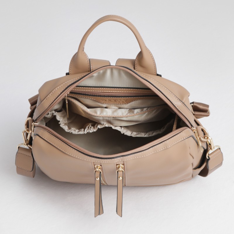 joissy-mini-torba-plecak-do-wozka-dla-mamy-camel-kamelowy-wnetrze