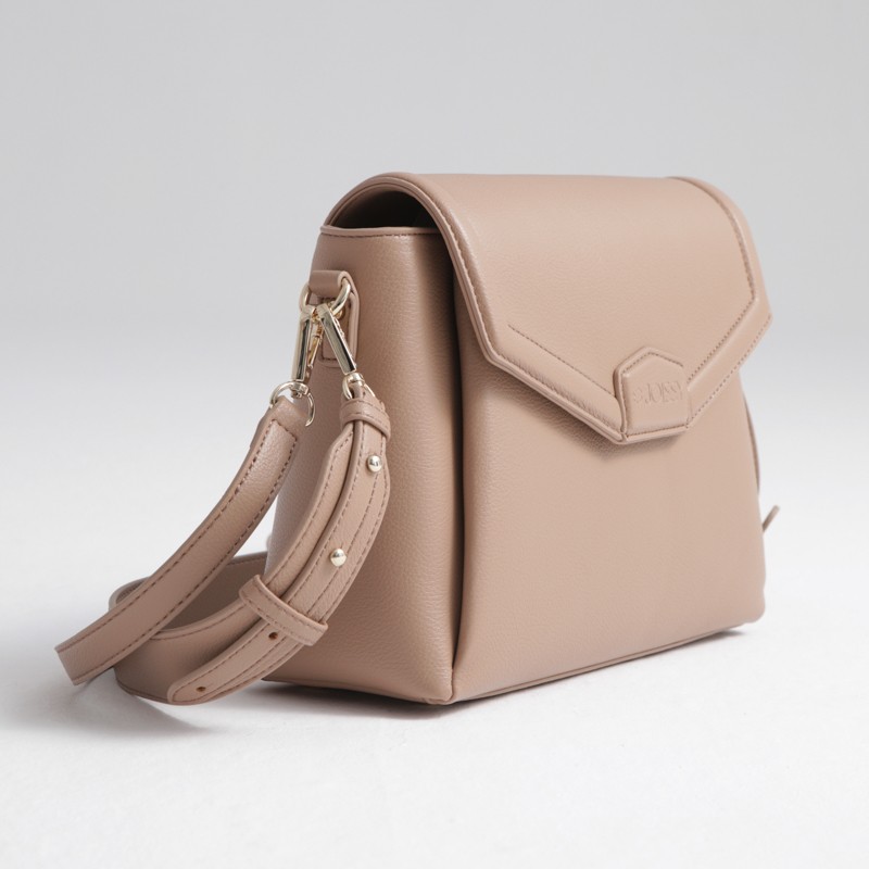 Torebka crossbody i organizer do wózka 2w1 dla Mamy MIDI blush beige II gatunek z drobną skazą
