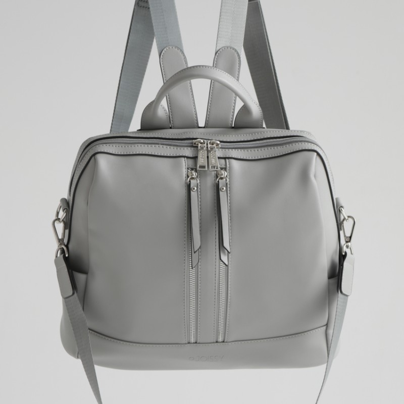 joissy-mini-torba-plecak-do-wozka-dla-mamy-cool-grey-jasnoszary-przod-2