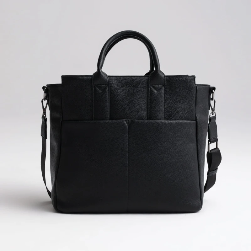 joissy-torba-dla-mamy-torba-do-wózka-gina-black-gun-metal-przód.jpg