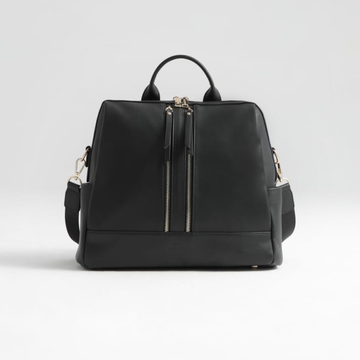 joissy-mini-torba-plecak-do-wózka-dla-mamy-black-czarny-przód.jpg