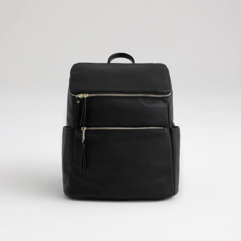 joissy-roomy-plecak-do-wózka-dla-mamy-i-taty-black-gold-czarny-złoty-przód-800x800.webp