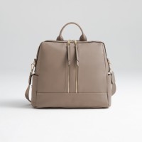 joissy-mini-torba-plecak-do-wozka-dla-mamy-beżowy-sand-zaczepy-do-wozka