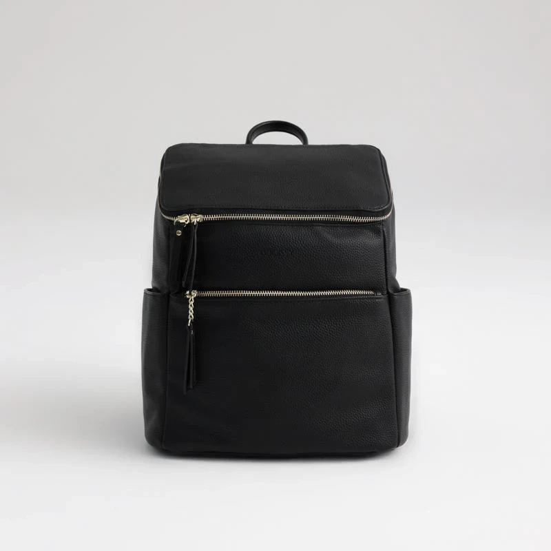 joissy-roomy-plecak-do-wózka-dla-mamy-i-taty-black-gold-czarny-złoty-przód-800x800.webp