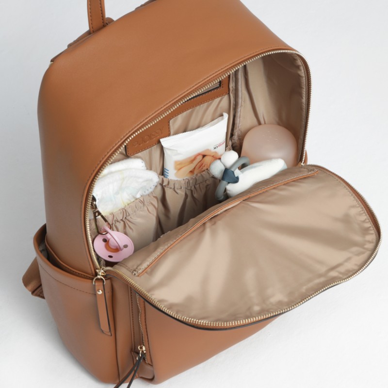 joissy-moon-plecak-do-wozka-dla-mamy-camel-wnetrze-wypelnione