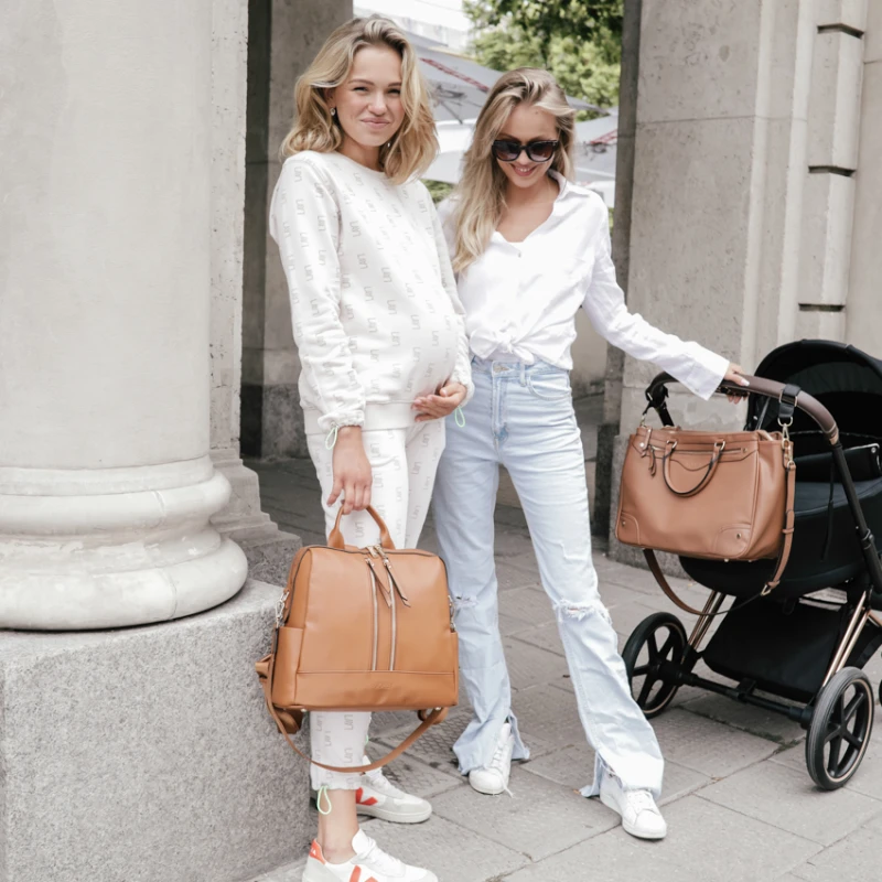 joissy-mini-torba-plecak-do-wozka-dla-mamy-camel-kamelowy-na-modelce-7