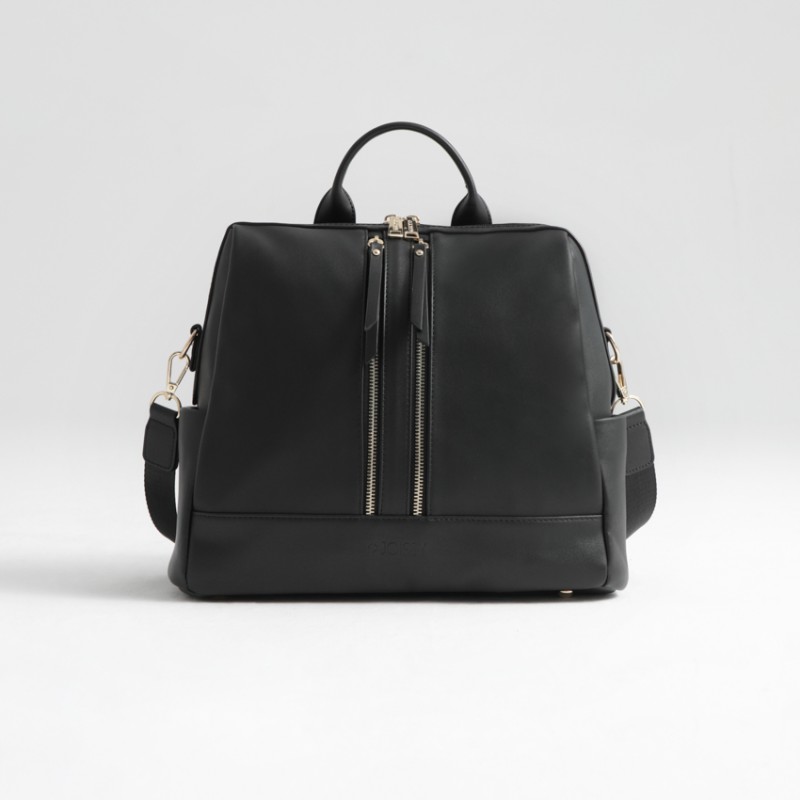 joissy-mini-torba-plecak-do-wozka-dla-mamy-black-czarny-przod